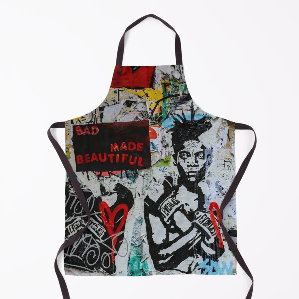 Item preview, Bad Made Beautiful – Grunge Graffiti Quote Urban Collage Art designed and sold by Nilasorai.