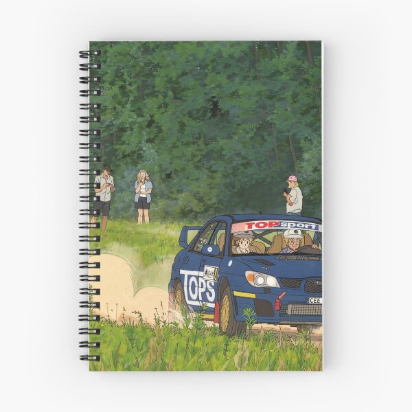 Item preview, Subaru Impreza Rally Car on gravel anime style designed and sold by Rally-Anime.
