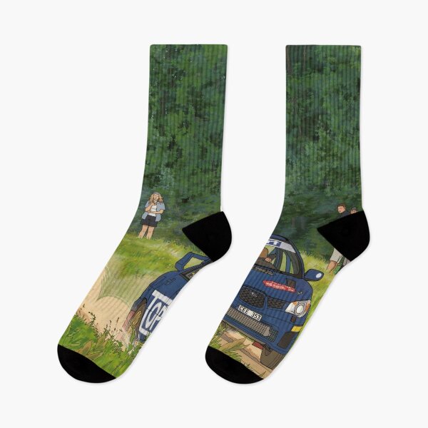 Item preview, Subaru Impreza Rally Car on gravel anime style designed and sold by Rally-Anime.