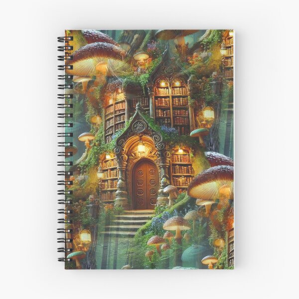 Item preview, Library Books, Magic Fantasy Forest designed and sold by TheTimeTaxi.