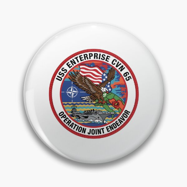 Item preview, USS Enterprise CVN-65 Operation Joint Endeavor Commemorative Patch designed and sold by CharlieDesings.