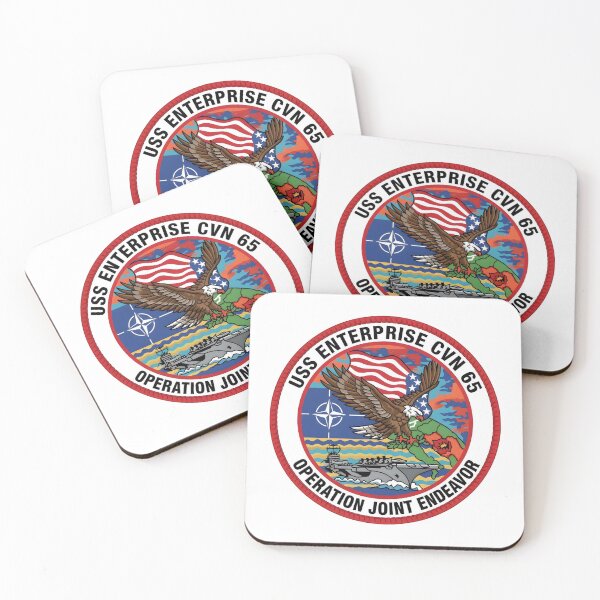 Item preview, USS Enterprise CVN-65 Operation Joint Endeavor Commemorative Patch designed and sold by CharlieDesings.