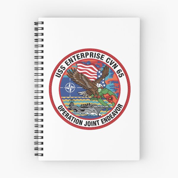 Item preview, USS Enterprise CVN-65 Operation Joint Endeavor Commemorative Patch designed and sold by CharlieDesings.