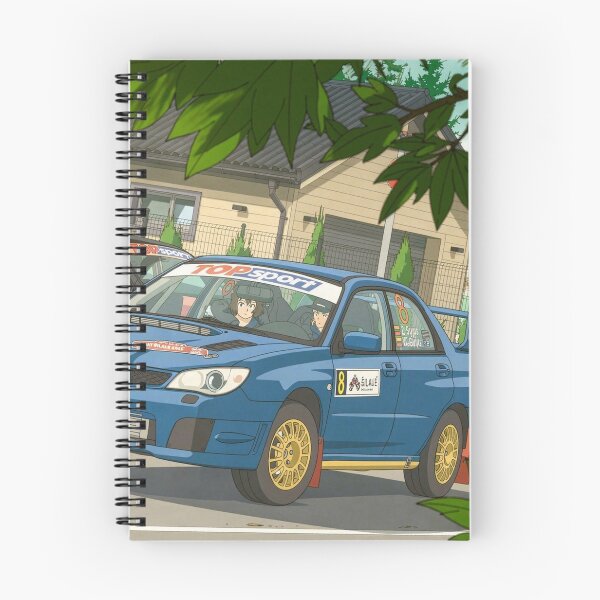 Item preview, Subaru Impreza Rally Car anime style designed and sold by Rally-Anime.