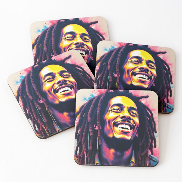 Item preview, Bob Marley portrait designed and sold by BlackwoodPagan.