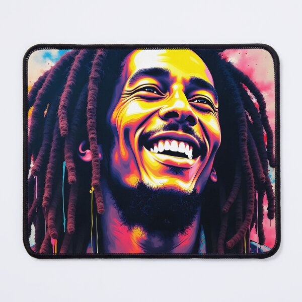 Item preview, Bob Marley portrait designed and sold by BlackwoodPagan.