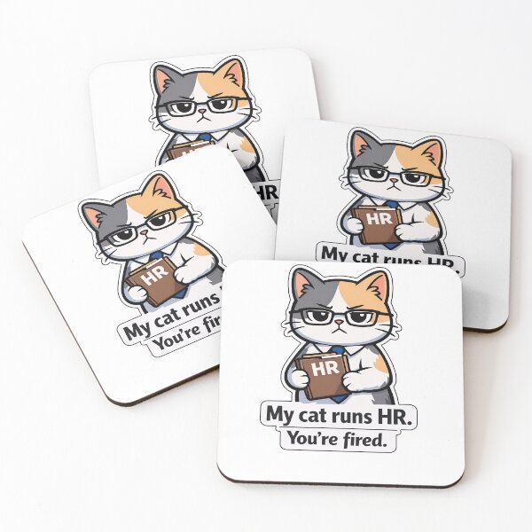 Item preview, My Cat Runs HR You're Fired Executive Cat designed and sold by DetalleXL.