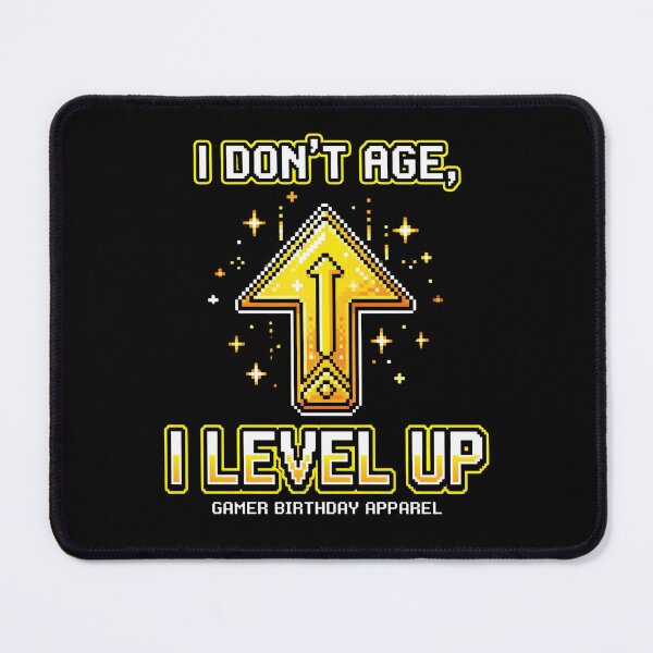 Item preview, I Don't Age I Level Up - Retro Gamer Birthday Pixel Art designed and sold by artistastshirt.