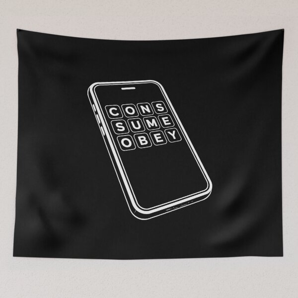 Item preview, Consume Obey Dystopian Phone Anti Consumerism They Live designed and sold by w1ckerman.