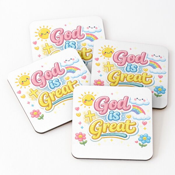 Item preview, God is great Typography Design designed and sold by Swati's Digital Den.