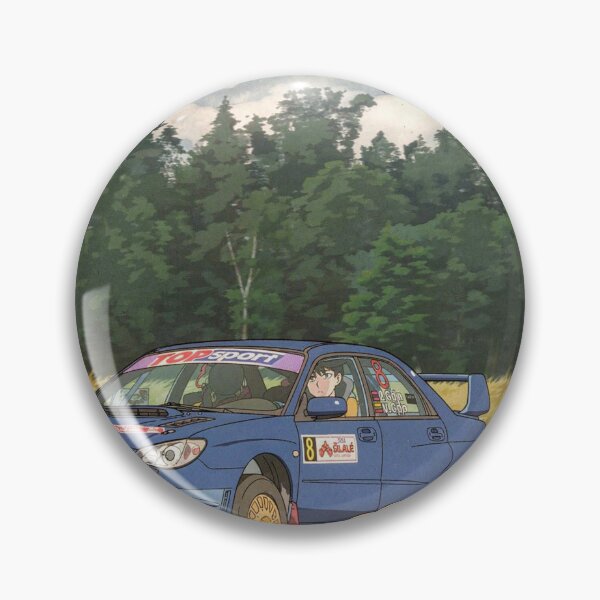 Item preview, Subaru Impreza Rally Car on gravel anime style designed and sold by Rally-Anime.