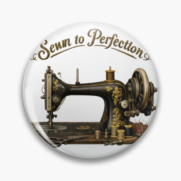 Item preview, Vintage Sewing Machine – Sewn to Perfection Retro Design designed and sold by Karszul.
