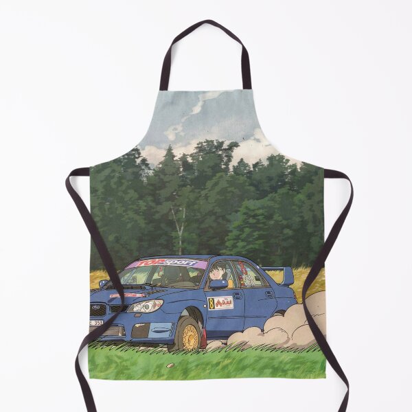 Item preview, Subaru Impreza Rally Car on gravel anime style designed and sold by Rally-Anime.