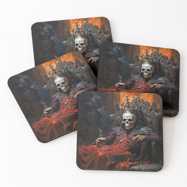 Item preview, King of the Underworld Skull Throne Portrait designed and sold by DarkHolyQueen.
