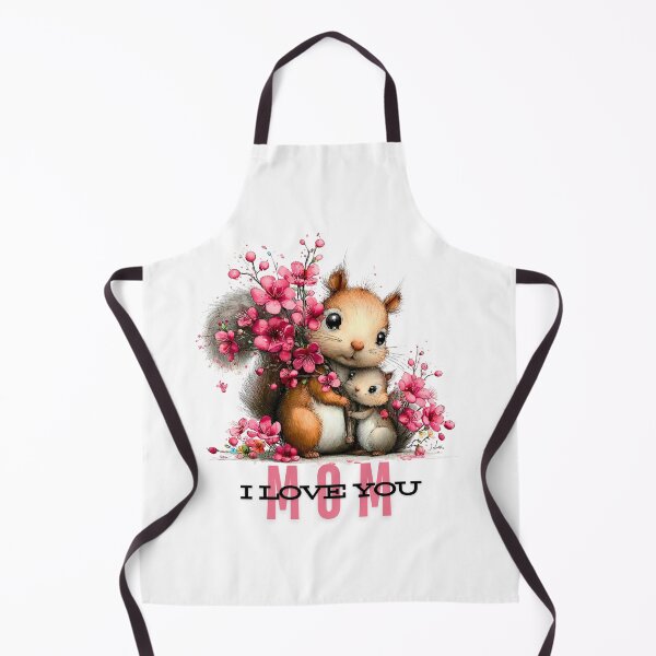 Item preview, Adorable Squirrel Mom and Baby Floral Mother's Day designed and sold by lojadpop.
