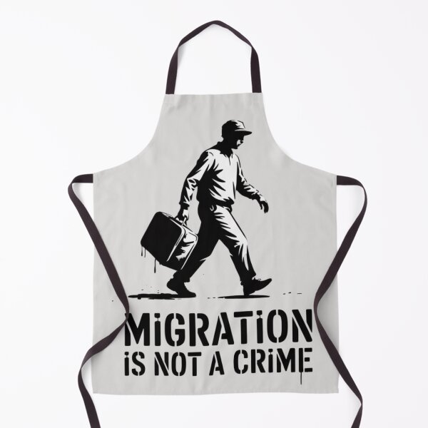 Item preview, Banksy - migration is not a crime designed and sold by 123ks.