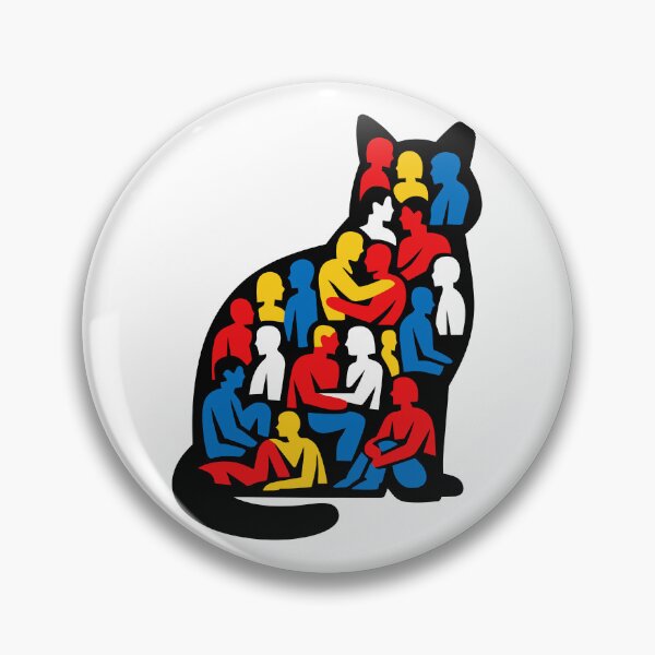Item preview, Colorful Minds Inside Quiet Cat designed and sold by EdvvinStudios.