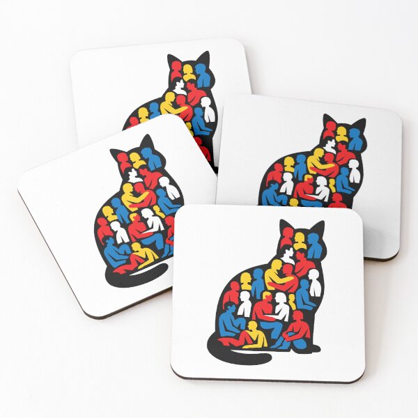 Item preview, Colorful Minds Inside Quiet Cat designed and sold by EdvvinStudios.