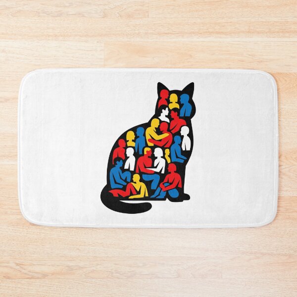 Item preview, Colorful Minds Inside Quiet Cat designed and sold by EdvvinStudios.