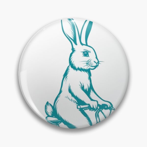 Item preview, Rabbit on a bike designed and sold by halibutgoatramb.