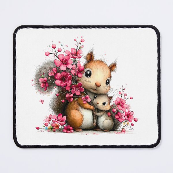 Item preview, Sweet Squirrel Mom and Baby Mother's Day designed and sold by lojadpop.
