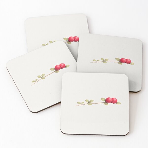 Item preview, Partridge Berry – Minimalist Botanical Illustration designed and sold by Ombrya.