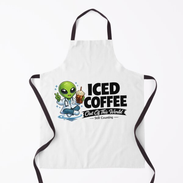 Item preview, Alien Pharmacist Iced Coffee Out Of This World Still Counting Cute Pharmacist Coffee Lover Gift designed and sold by ClinicalHubs.