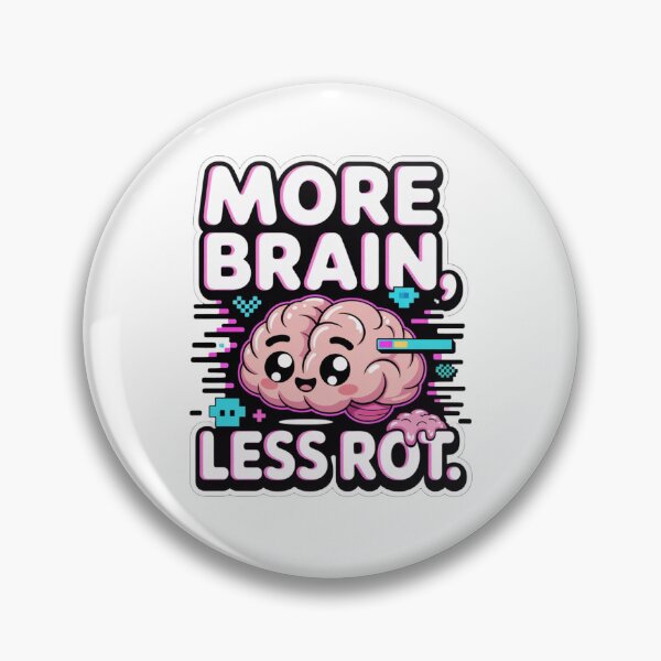Artikelvorschau, Mehr Hirn, weniger Mist – Lustiges Programmierer-T-Shirt – Niedliches Kawaii-Tech-Humor-Design für Programmierer, Gamer und Nerds, die ein Geschenk suchen entworfen und verkauft von GemBob Creations.