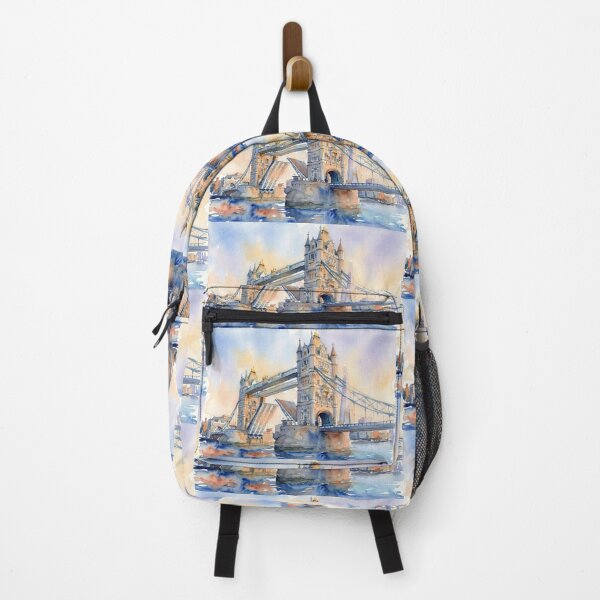 Item preview, Tower Bridge London River Thames Watercolor designed and sold by caracatita75.
