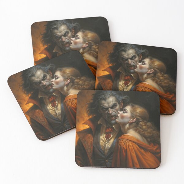 Item preview, Old Vampire and Lady Dark Romance Portrait designed and sold by DarkHolyQueen.