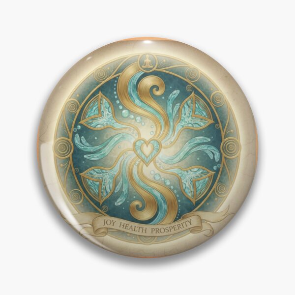 Item preview, Water Blessing of Joy Prosperity and Health designed and sold by Energize-art.