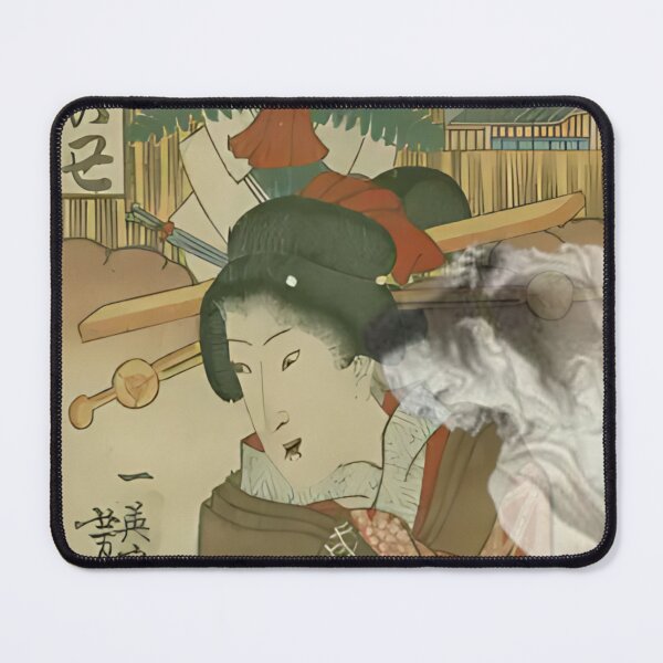 Item preview, Japanese Horror Ukiyo-e: Beautiful Geisha Possessed by 怨霊 designed and sold by senjya-d.