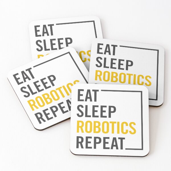 Item preview, Eat Sleep Robotics Repeat – Funny Robotics Engineer Programmer Tech Geek Design designed and sold by artworkathome.
