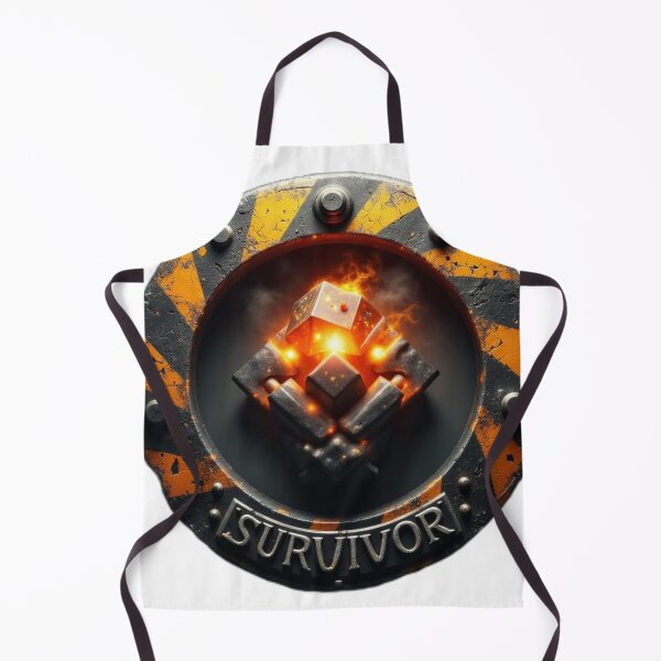 Item preview, SURVIVOR Faction Emblem • MGN Battle Dice designed and sold by Black Infinite Worlds.