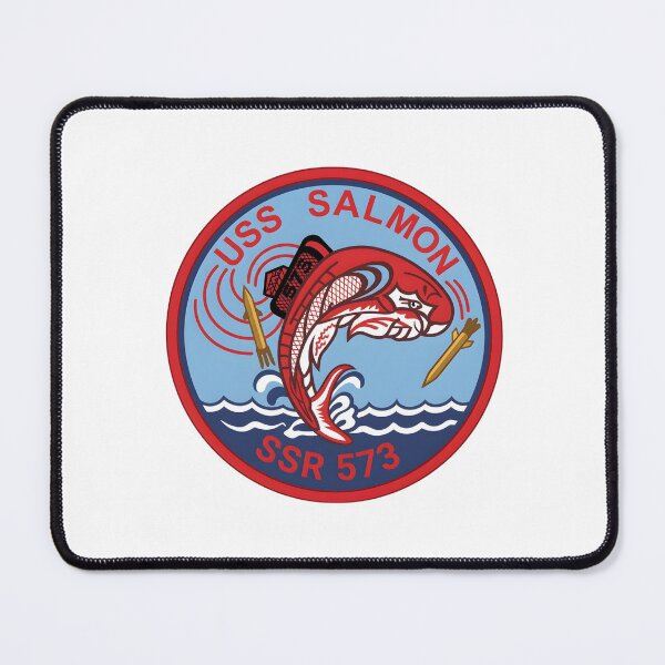 Item preview, USS Salmon SSR-573 Sailfish-class Submarine Emblem designed and sold by CharlieDesings.
