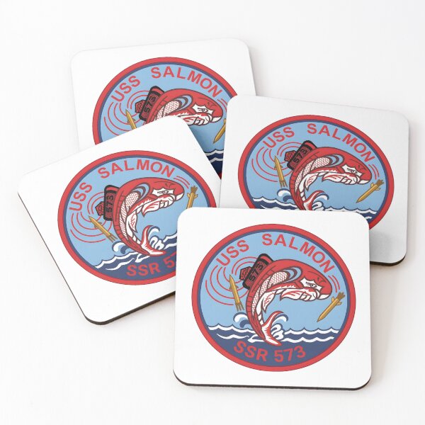 Item preview, USS Salmon SSR-573 Sailfish-class Submarine Emblem designed and sold by CharlieDesings.