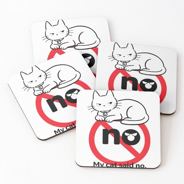 Item preview, My Cat Said No Meme designed and sold by DetalleXL.