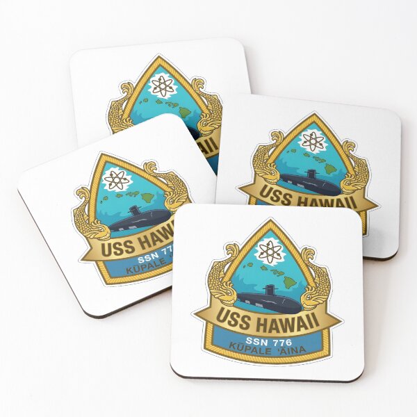 Item preview, USS Hawaii SSN-776 Virginia-class Submarine Official Crest designed and sold by CharlieDesings.