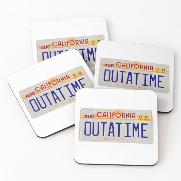 Item preview, Vintage Classic Car Delorean Outatime Collection designed and sold by PrintCarClub.