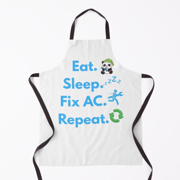 Item preview, Funny HVAC Technician Shirt – Eat Sleep Fix AC Repeat – Air Conditioning Repair Humor Design designed and sold by Anasalseady.