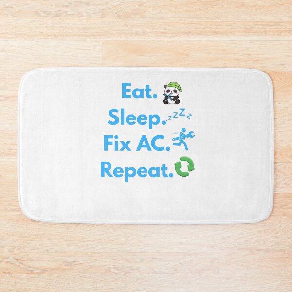 Item preview, Funny HVAC Technician Shirt – Eat Sleep Fix AC Repeat – Air Conditioning Repair Humor Design designed and sold by Anasalseady.