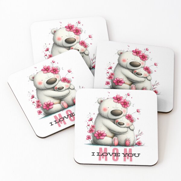 Item preview, Cute Polar Bear Hug for Mother's Day  designed and sold by lojadpop.