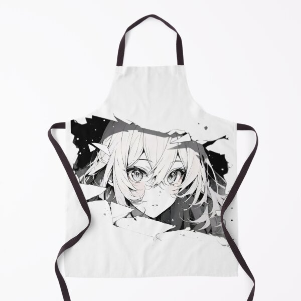 Item preview, Broken Reality Anime Girl – Black & White Aesthetic Manga Glitch Art designed and sold by Dyan4.