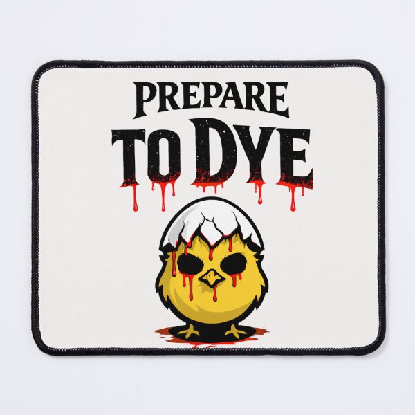 Item preview, Prepare To Dye Funny Easter Shirt Dark Humor Chick Creepy Cute Bunny Alternative Gothic Easter Tee designed and sold by VibeOffline Studio.