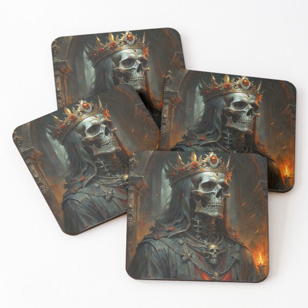 Item preview, The Risen Skeleton King in Rose Crown designed and sold by DarkHolyQueen.