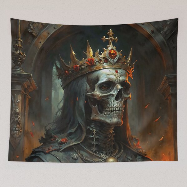 Item preview, The Risen Skeleton King in Rose Crown designed and sold by DarkHolyQueen.