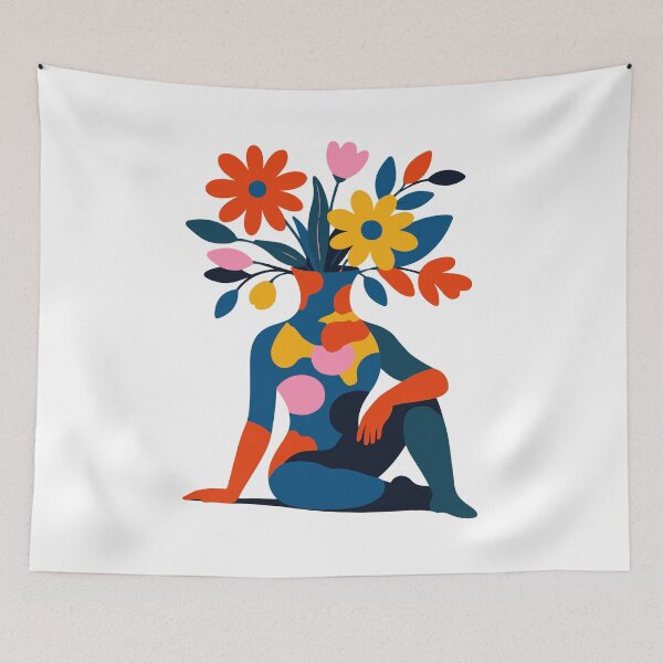 Item preview, Flowers Speak Through Hidden Body designed and sold by EdvvinStudios.