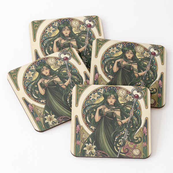 Item preview, Sailor Pluto Mucha Style designed and sold by Solace Sparkles.
