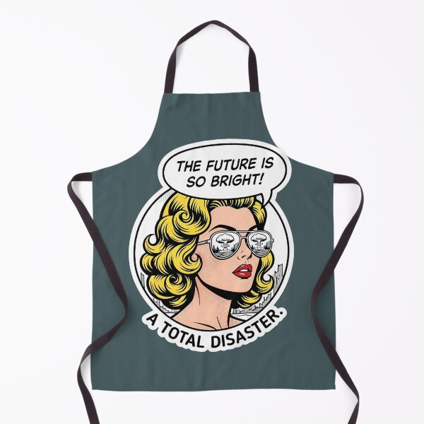 Item preview, The Future Is Bright - A Total Disaster Sticker designed and sold by LYZ7VANI.