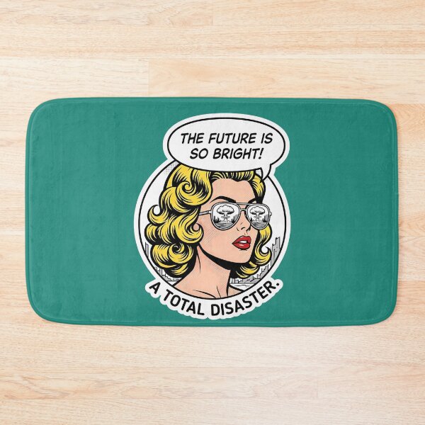 Item preview, The Future Is Bright - A Total Disaster Sticker designed and sold by LYZ7VANI.